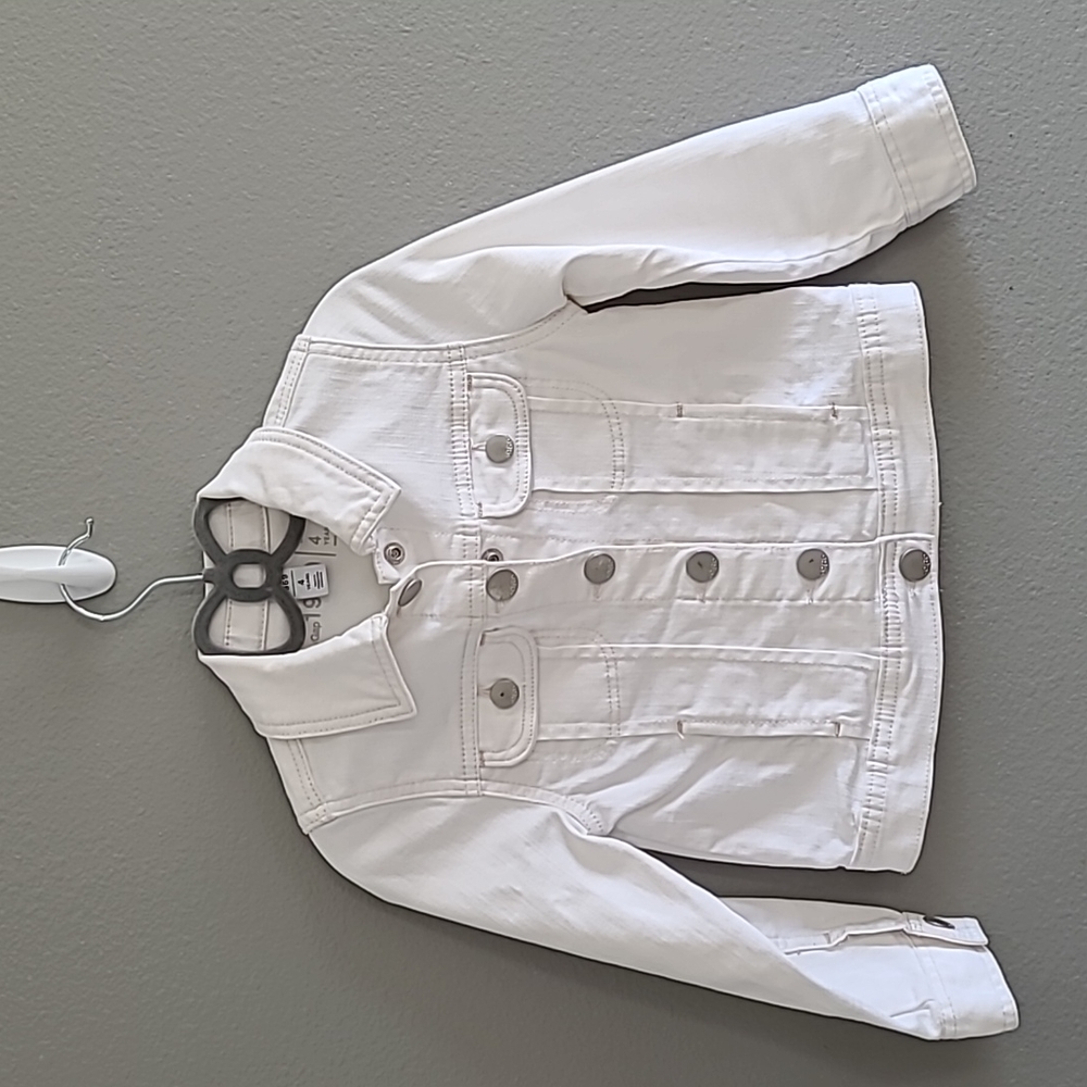 Gap Kids White Jean Jacket